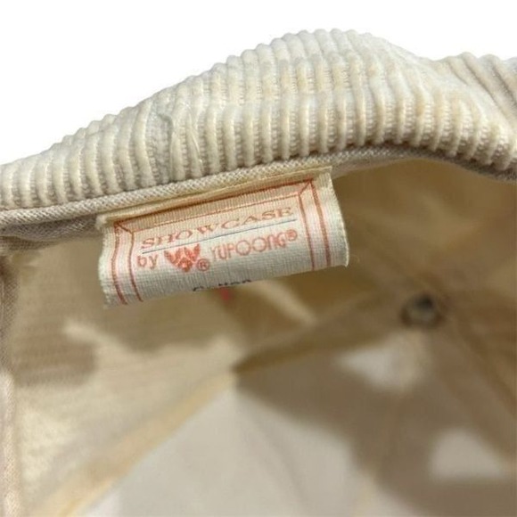 Vintage Hooters Owl Logo Brown Corduroy Snapback Hat‎ Unisex Adjustable - Picture 5 of 5